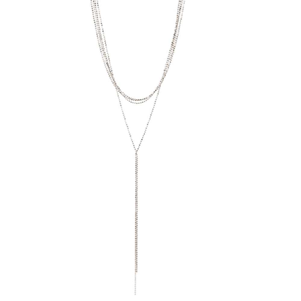 8 Other Reasons Nine Lives Choker Rhodium